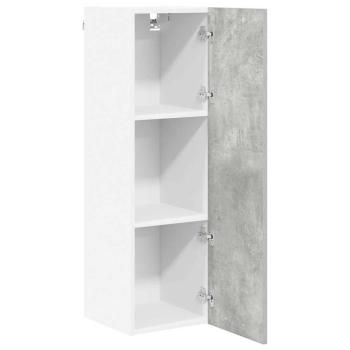 Hängeschrank Betongrau 30 x 31 x 100 cm Holzwerkstoff