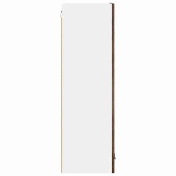 Hängeschrank mit Regal Riga Geräucherte Eiche 40 x 31 x 100 cm