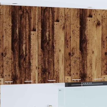 ARDEBO.de - Hängeschrank Riga Altholz 40 x 31 x 100 cm Holzwerkstoff