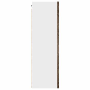 ARDEBO.de - Hängeschrank Riga Geräucherte Eiche und Weiß 50 x 31 x 100 cm