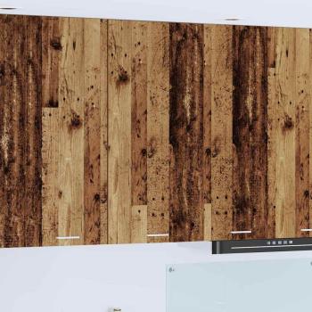ARDEBO.de - Hängeschrank Riga Sonoma-Eiche und Weiß 50 x 31 x 100 cm