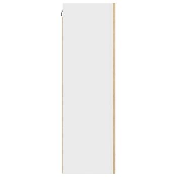 Hängeschrank Riga Sonoma-Eiche und Weiß 50 x 31 x 100 cm