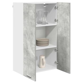 Hängeschrank Riga Beton Grau 60 x 31 x 100 cm Holzwerkstoff