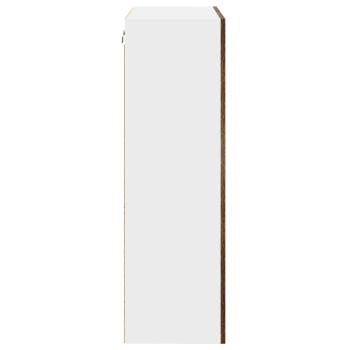 Hängeschrank mit Regal Riga Geräucherte Eiche 60 x 31 x 100 cm