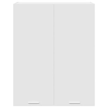 Hängeschrank mit Regal Riga Weiß 80 x 31 x 100 cm Holzwerkstoff