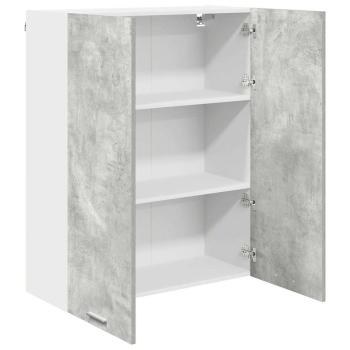 Hängeschrank Riga Beton Grau 80 x 31 x 100 cm Holzwerkstoff