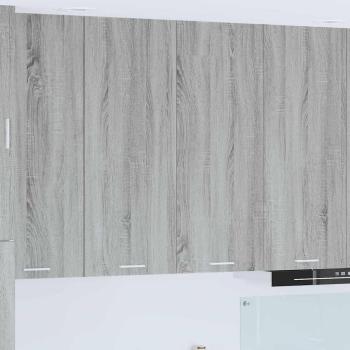 ARDEBO.de - Hängeschrank Riga Graues Sonoma 80 x 31 x 100 cm Holzwerkstoff