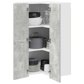 Hängeschrank Riga Sonoma-Eiche und Weiß 57 x 57 x 100 cm