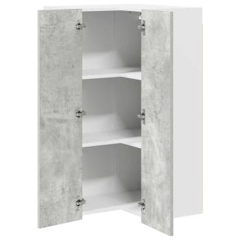 Hängeschrank Riga Sonoma-Eiche und Weiß 57 x 57 x 100 cm