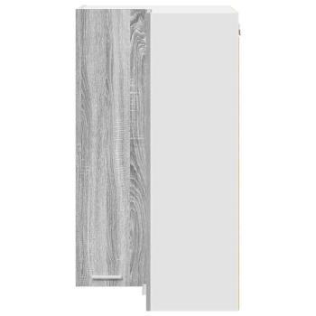 Hängeschrank Riga Sonoma-Eiche und Weiß 57 x 57 x 100 cm
