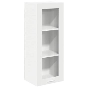 Hängeschrank mit Regal Riga Weiß 40 x 31 x 100 cm Holzwerkstoff