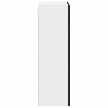 Hängeschrank mit Tür Riga Schwarz Eichen-Optik 40 x 31 x 100 cm