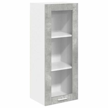 Hängeschrank Betongrau 40 x 31 x 100 cm Holzwerkstoff