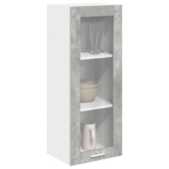 Hängeschrank Betongrau 40 x 31 x 100 cm Holzwerkstoff