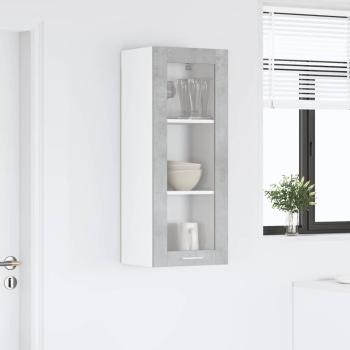 Hängeschrank Betongrau 40 x 31 x 100 cm Holzwerkstoff