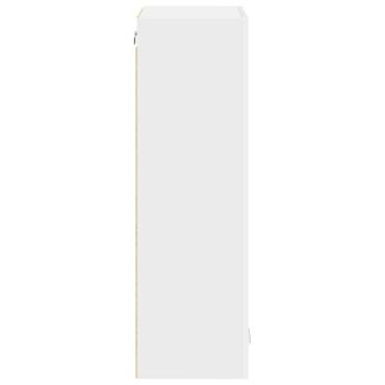 Hängeschrank mit Regal Riga Weiß 60 x 31 x 100 cm Holzwerkstoff