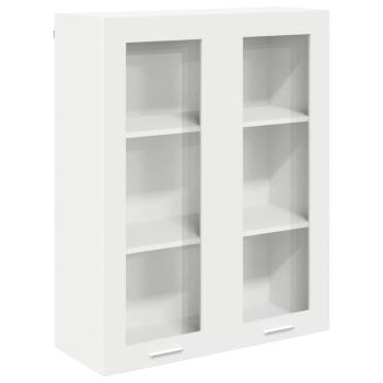 Hängeschrank mit Regal Riga Weiß 80 x 31 x 100 cm Holzwerkstoff
