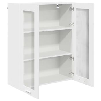 Hängeschrank mit Regal Riga Weiß 80 x 31 x 100 cm Holzwerkstoff