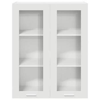 Hängeschrank mit Regal Riga Weiß 80 x 31 x 100 cm Holzwerkstoff