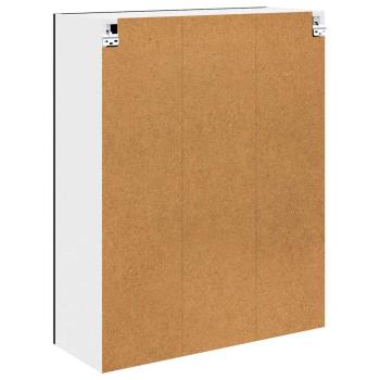 Hängeschrank mit Tür Riga Schwarz Eichen-Optik 80 x 31 x 100 cm