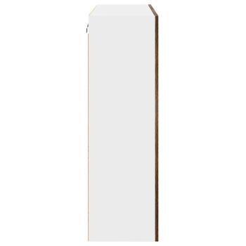 Hängeschrank mit Regal Riga Geräucherte Eiche 80 x 31 x 100 cm