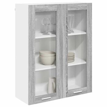 Hängeschrank Riga Graues Sonoma 80 x 31 x 100 cm Holzwerkstoff