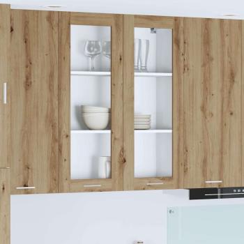 ARDEBO.de - Hängeschrank Riga Artisan-Eiche 80 x 31 x 100 cm Holzwerkstoff