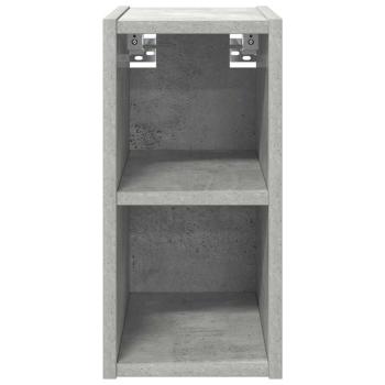 Hängeschrank Riga Beton Grau 20 x 29,5 x 40 cm Holzwerkstoff
