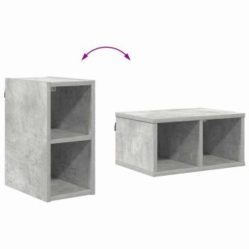Hängeschrank Riga Beton Grau 20 x 29,5 x 40 cm Holzwerkstoff