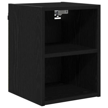 Hängeschrank Riga Schwarz Eichen-Optik 30 x 29,5 x 40 cm