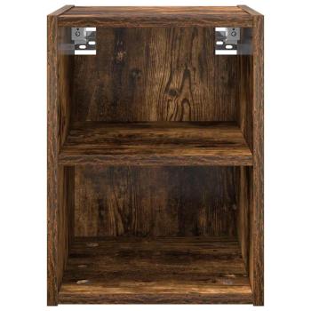 Hängeschrank mit Regal Riga Geräucherte Eiche 30 x 29,5 x 40 cm