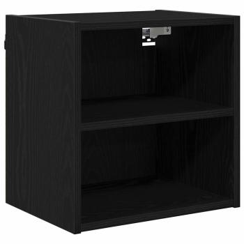 Hängeschrank Riga Schwarz Eichen-Optik 40 x 29,5 x 40 cm