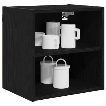 Hängeschrank Riga Schwarz Eichen-Optik 40 x 29,5 x 40 cm