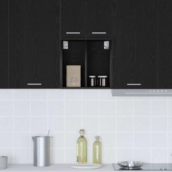Hängeschrank Riga Schwarz Eichen-Optik 40 x 29,5 x 40 cm