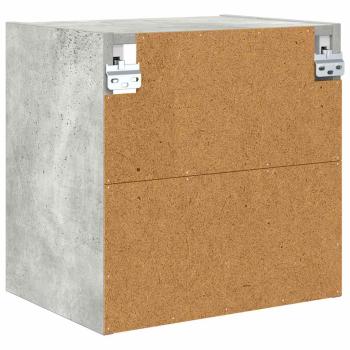 Hängeschrank Riga Beton Grau 40 x 29,5 x 40 cm Holzwerkstoff