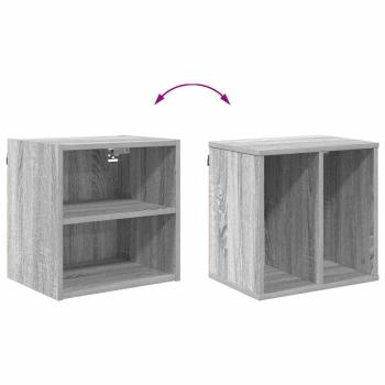 Hängeschrank Riga Graues Sonoma 40 x 29,5 x 40 cm Holzwerkstoff