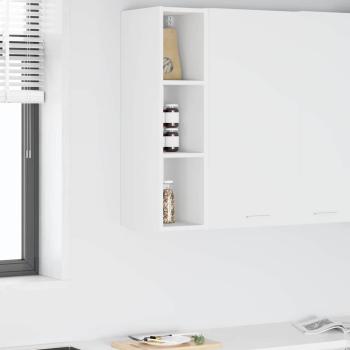 ARDEBO.de - Hängeschrank Riga Weiß 20 x 29,5 x 80 cm Holzwerkstoff