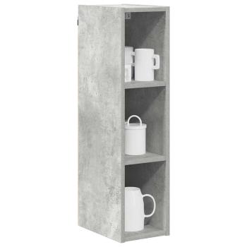 Hängeschrank Riga Beton Grau 20 x 29,5 x 80 cm Holzwerkstoff
