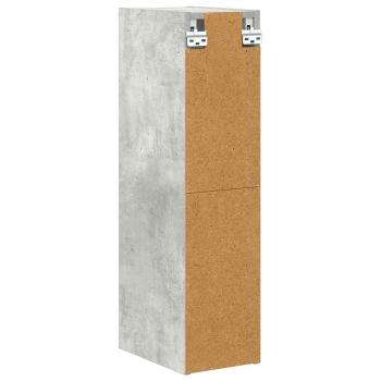 Hängeschrank Riga Beton Grau 20 x 29,5 x 80 cm Holzwerkstoff
