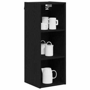 Hängeschrank Riga Schwarz Eichen-Optik 30 x 29,5 x 80 cm