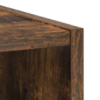 Hängeschrank mit Regal Riga Geräucherte Eiche 30 x 29,5 x 80 cm