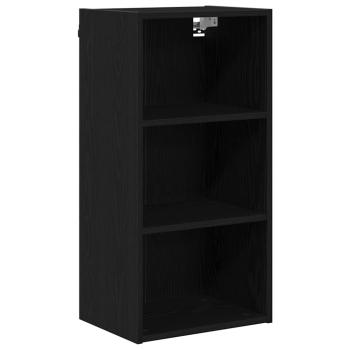 Hängeschrank Riga Schwarz Eichen-Optik 40 x 29,5 x 80 cm