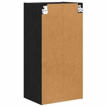 Hängeschrank Riga Schwarz Eichen-Optik 40 x 29,5 x 80 cm