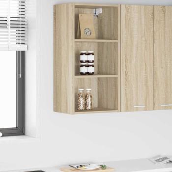ARDEBO.de - Hängeschrank Riga Sonoma-Eiche 40 x 29,5 x 80 cm Holzwerkstoff
