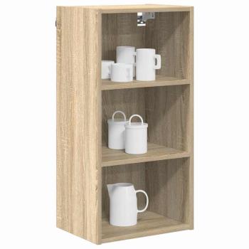 Hängeschrank Riga Sonoma-Eiche 40 x 29,5 x 80 cm Holzwerkstoff