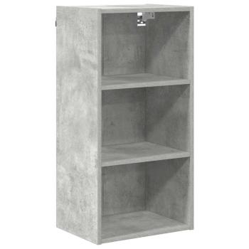 Hängeschrank Riga Beton Grau 40 x 29,5 x 80 cm Holzwerkstoff