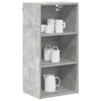 Hängeschrank Riga Beton Grau 40 x 29,5 x 80 cm Holzwerkstoff