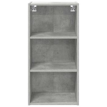 Hängeschrank Riga Beton Grau 40 x 29,5 x 80 cm Holzwerkstoff