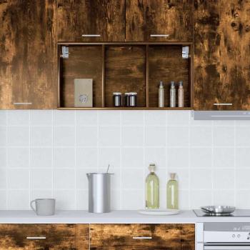 Hängeschrank mit Regal Riga Geräucherte Eiche 40 x 29,5 x 80 cm