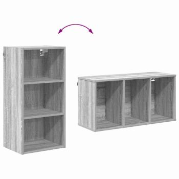Hängeschrank Riga Graues Sonoma 40 x 29,5 x 80 cm Holzwerkstoff